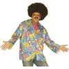 Hippie Hemd Blau XL -Karneval Universe Verkäufe hippie hemd blau 60er jahre verkleidung herren flower power kostuem fasching 15878 08d216a07c