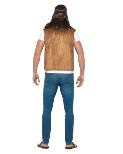 Hippie Weste Mit Print Und Kunstfell -Karneval Universe Verkäufe hippie weste mit kunstfell und print 60er jahre kostuemzubehoer 60s verkleidung fasching 35800 6