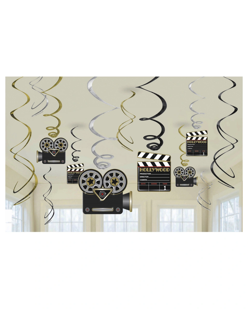 Hollywood Swirl Hängedekoration 12-teilig 3 Hollywood Swirl Hängedekoration 12-teilig