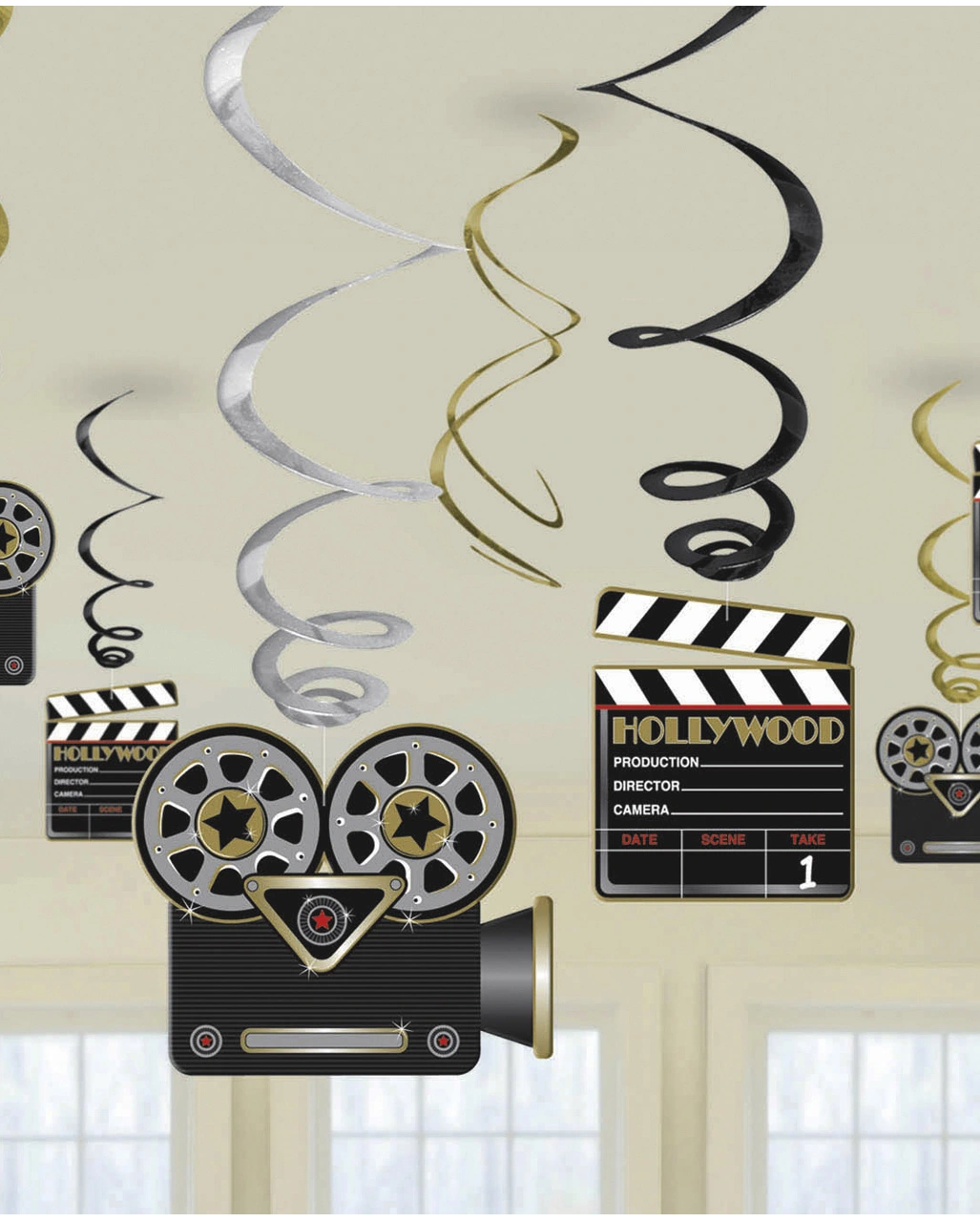 Hollywood Swirl Hängedekoration 12-teilig 4 Hollywood Swirl Hängedekoration 12-teilig – Bild 2