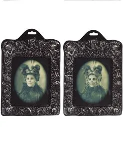 Skelett Gräfin Hologramm Wandbild 22x30 Cm