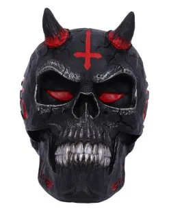Infernal Teufels Totenschädel 20cm -Karneval Universe Verkäufe infernal teufels totenkopf infernal teufels totenschaedel infernal devil skull gothic deko 54566 02