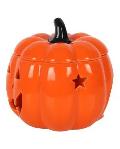 Halloween Kürbis Duftlampe -Karneval Universe Verkäufe jack o lantern kuerbis duftlampe halloween kuerbis teelichthalter jack o lantern oil burner halloween homeware 51676 02