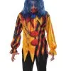 Horror Clown Shirt -Karneval Universe Verkäufe killer clown shirt horrorclown kostuemzubehoer halloween kostuem 27568