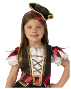 Kleine Piraten Königin Kostüm Für Kinder -Karneval Universe Verkäufe kleine piraten prinzessin kinderkostuem pirate girl childrens costume faschings kostueme fuer kinder 37249