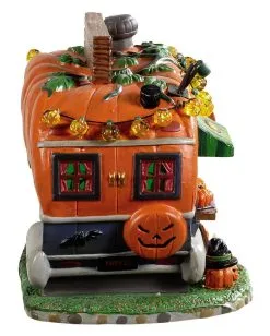 Lemax Spooky Town - Pick Me Kürbis Wagen -Karneval Universe Verkäufe lemax spooky town pick me pumpkin wagon halloween deko kuerbis wagen spooky town figur kaufen 53902 3