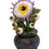 Pflanze Mit Leuchtendem Augapfel In Hexenkessel 22cm -Karneval Universe Verkäufe leuchtende augapfel pflanze in hexenkessel 22cm lighted resin potted halloween critter in cauldron fleischfressende pflanze deko 54268