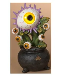 Pflanze Mit Leuchtendem Augapfel In Hexenkessel 22cm 5 Pflanze Mit Leuchtendem Augapfel In Hexenkessel 22cm -Karneval Universe Verkäufe leuchtende augapfel pflanze in hexenkessel 22cm lighted resin potted halloween critter in cauldron fleischfressende pflanze deko 54268 2
