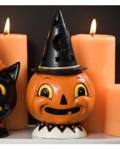 Johanna Parker Kürbis Mit Leuchtendem Hexenhut 20cm -Karneval Universe Verkäufe leuchtender johanna parker kuerbis mit hexenhut 20cm light up hat fellow johanna parker pumpkin 54056 2