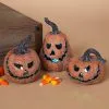 LED Modriger Halloween Kürbis 10cm -Karneval Universe Verkäufe leuchtender kunststein halloween kuerbis 10cm lighted resin halloween pumpkin halloween kuerbis deko 54180