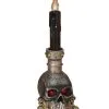 Leuchtender Totenschädel Mit Kerze 36cm -Karneval Universe Verkäufe leuchtender totenkopf mit kerze 36cm lighted stacking skull with candle halloween totenschaedel deko 52549