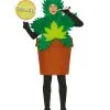 Hanfblatt Topfpflanze Kostüm