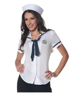 Matrosen Damenhemd Mit Mütze