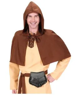 Gürteltasche Aus Kunstleder Schwarz