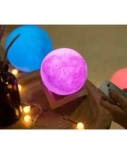 Mondlicht Mit Farbwechsel & Fernbedienung -Karneval Universe Verkäufe mond nachtlicht mit farbwechsel fernbedienung moon light with color changing remote control wohn ambiente 52410 02