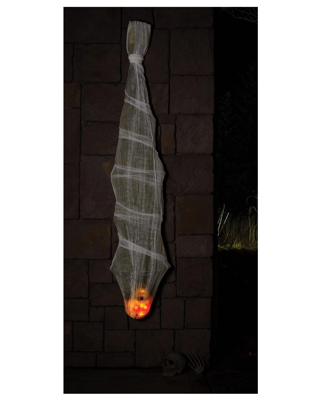 Mumie Im Cocoon Mit LED Augen 4 Mumie Im Cocoon Mit LED Augen – Bild 2