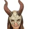 Gehörntes Biest Skelett Halbmaske -Karneval Universe Verkäufe mystisches biest skelett halbmaske gehoernte gesichtsmaske fuer halloween mystic horned skull mask 36256