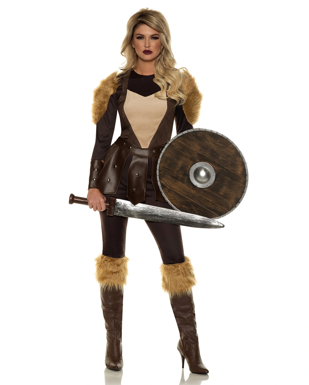 Nordische Kriegerin Kostüm 3 Nordische Kriegerin Kostüm