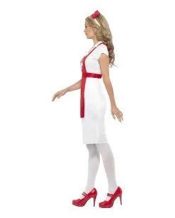 Krankenschwester Kostüm -Karneval Universe Verkäufe op nurse kostuem sexy krankenschwester kleid mit haube fuer kostuempartys 23826 3