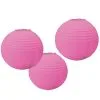 Lampion Set Aus Papier 3 Tlg. Pink -Karneval Universe Verkäufe papier lampion set 3tlg pink 37449