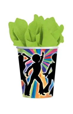 Pappbecher Disko Tänzer