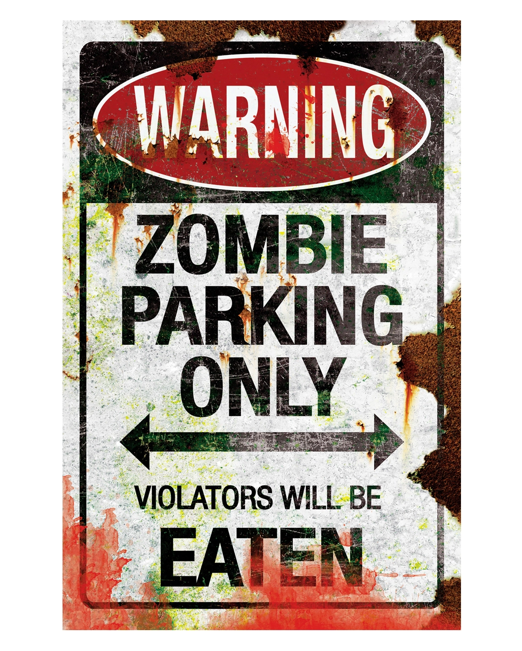 Zombie Parking Only Parkschild 3 Zombie Parking Only Parkschild