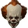 Pennywise IT Deluxe Maske Mit Haaren -Karneval Universe Verkäufe pennywise it deluxe maske mit haaren pennywise it deluxe mask halloween und horror clown maske 39396 1