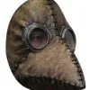 Pestdoktor Halbmaske Braun -Karneval Universe Verkäufe pestdoktor halbmaske dunkelbraun halloween und horror maske plague doctor half mask 51806