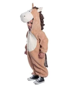 Kleinkinder Kostümanzug Pferd -Karneval Universe Verkäufe pferd kleinkinder kostuemanzug tier verkleidung fuer kinder an fasching corduroy horse child costume 36227 2