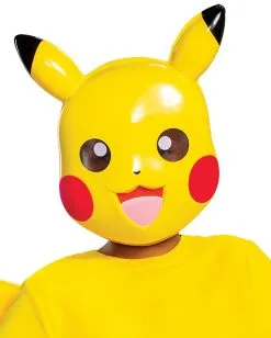 Pikachu Kostüm & Maske Für Kinder -Karneval Universe Verkäufe pikachu kinderkostuem mit maske pikachu child costume with mask 38844 04