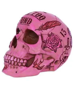 Pinke Tattoo Fund Totenschädel Spardose -Karneval Universe Verkäufe pinke tattoo fund totenkopf spardose pinke tattoo fund money box totenschaedel geschenkartikel 54552 02