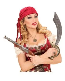 Halskette Mit Piraten Amulett -Karneval Universe Verkäufe piraten halskette seeraueber kostuemschmuck bild3 27021