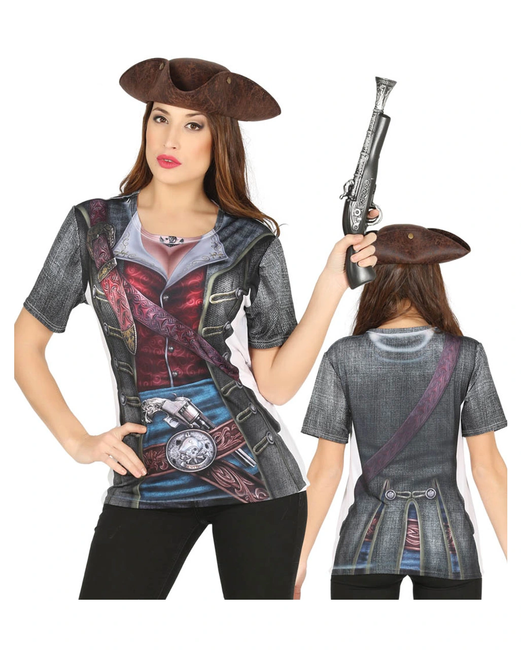 Piraten Lady T-Shirt 3 Piraten Lady T-Shirt