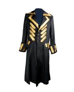 Deluxe Piraten Kostümjacke Schwarz