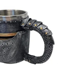 Kreuzritterhelm Krug -Karneval Universe Verkäufe ritterhelm krug ritter dekoartion mittelalter deko larp dekoration medival knight jug 37026 02