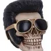 Rock 'n' Roll Totenschädel 17cm -Karneval Universe Verkäufe rock n roll totenkopf rock n roll totenschaedel rock n roll skull rockabilly wohnaccessoire 53392 01