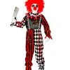 Rot/Weißer Horrorclown Mit Kragen Kinderkostüm -Karneval Universe Verkäufe rot weisser killerclown mit kragen kinderkostuem red white horror clown with collar child costume 52049 01