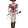 Sadistischer Killerclown Damenkostüm -Karneval Universe Verkäufe sadistischer horrorclown halloween kostuem killerclown kostuem clown costume 39017