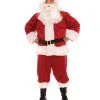 5-tlg. Weihnachtsmann Kostüm Mit Plüsch -Karneval Universe Verkäufe santa claus kostuem nikolaus kostuem weihnachtsmann kostuem 38767 01