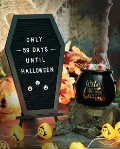 Sarg Buchstabentafel -Karneval Universe Verkäufe sarg buchstabentafel coffin letterboard halloween und gothic deko 51485 4