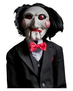 SAW Puppe Billy -Karneval Universe Verkäufe saw billy puppe originale horrorfilm sammler puppe aus james wans saw lizenzierte horrorpuppe fuer jig saw fans 28972 2
