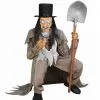 Sitzender Totengräber Halloween Animatronic -Karneval Universe Verkäufe scary gravedigger halloween animatronic halloween animated props halloween und horror deko 51250