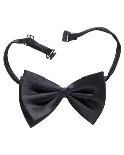 Schwarze Satin Fliege -Karneval Universe Verkäufe schwarze fliege schwarze satin fliege black tie bow 20er jahre kostuemzubehoer 16135 02