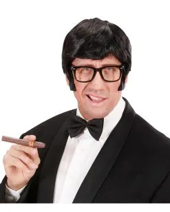 Schwarze Satin Fliege -Karneval Universe Verkäufe schwarze fliege schwarze satin fliege black tie bow 20er jahre kostuemzubehoer 16135 04