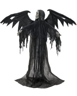 Schwarzer Pestengel Mit Licht, Sound & Bewegung 6 Schwarzer Pestengel Mit Licht, Sound & Bewegung -Karneval Universe Verkäufe schwarzer todesengel mit bewegungs sound und licht halloween animatronic halloween deko 53913 02