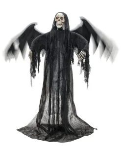 Schwarzer Pestengel Mit Licht, Sound & Bewegung 7 Schwarzer Pestengel Mit Licht, Sound & Bewegung -Karneval Universe Verkäufe schwarzer todesengel mit bewegungs sound und licht halloween animatronic halloween deko 53913 03