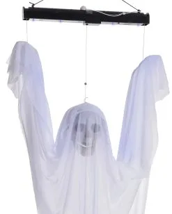 Schwebender Geist Mit Schwarzlicht 5 Schwebender Geist Mit Schwarzlicht -Karneval Universe Verkäufe schwebender geist mit uv licht halloween deko floating ghost with uv light 36074 02