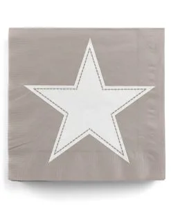 Big Star Servietten Taupe 20 Stück