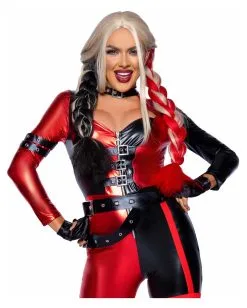 Erotischer Harley Bodysuit Kostüm -Karneval Universe Verkäufe sexy harley catsuit kostuem sexy harley catsuit costume erotischer harley quinn bodysuit 53711 3