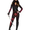 Ninja Kriegerin Frauenkostüm -Karneval Universe Verkäufe sexy ninja warrior kostuem ninja frauen kostuem ninja assassine kostuem fuer frauen 29478
